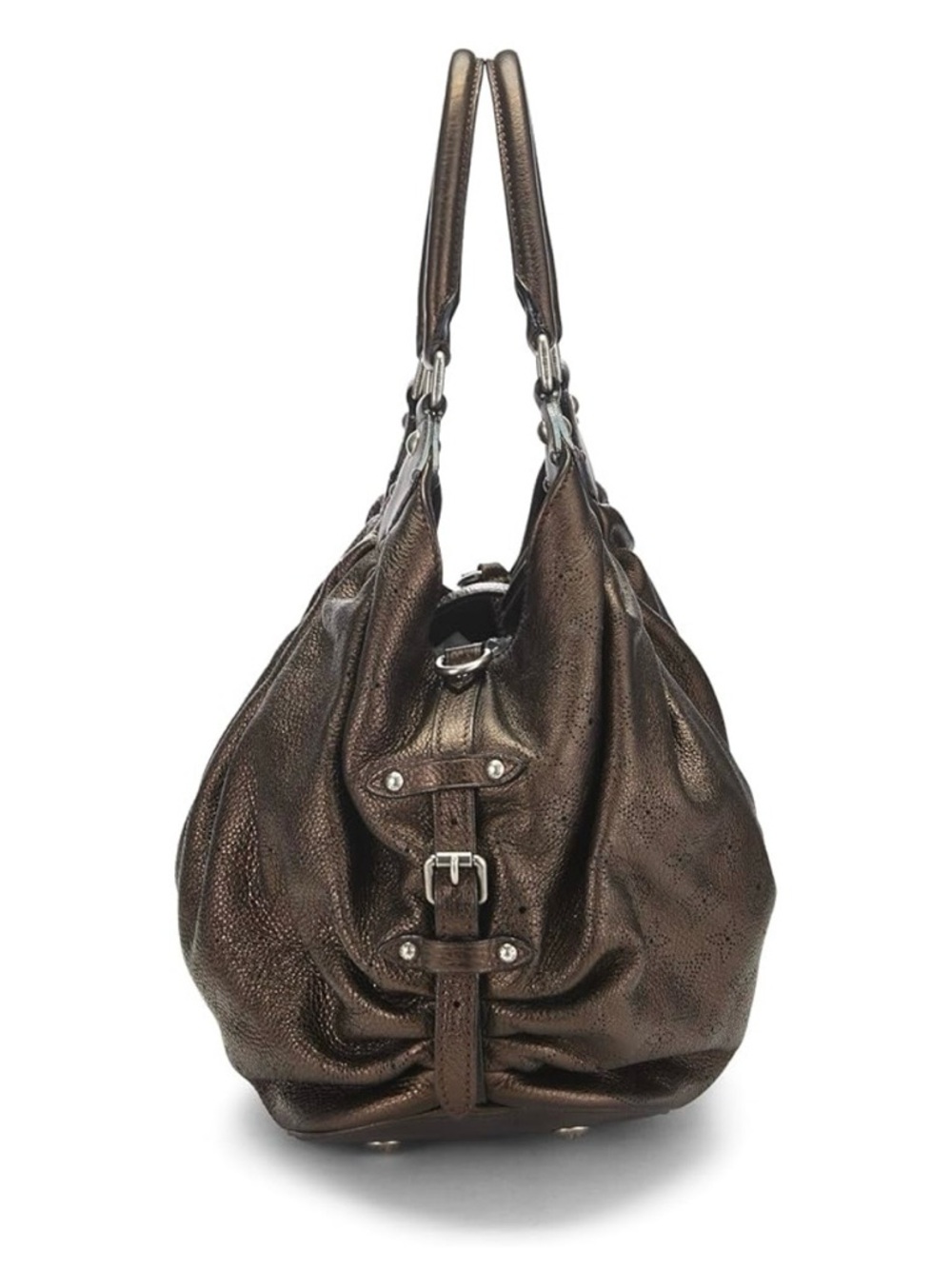 Louis Vuitton Metallic Bronze Pebbled Leather Hobo - Picture 3 of 5
